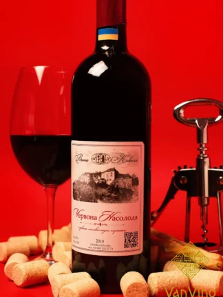 Червона Насолода, напівсолодке червоне вино, Kovach Winery, 2018 рік