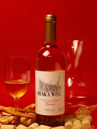 Трамінер, біле сухе вино, Muska Wine, 2024 рік